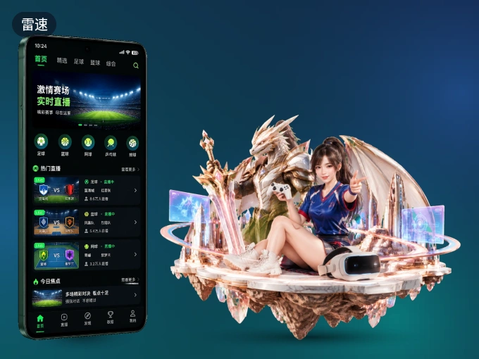 下载雷速 APP，随时开启精彩观赛